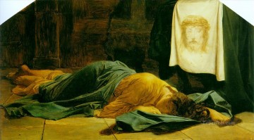 ポール・ドラローシュ Painting - 聖ベロニカ 1865 年の歴史 イポリット・ドラローシュ